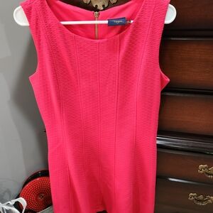 Taylor Fuchsia Textured Dress